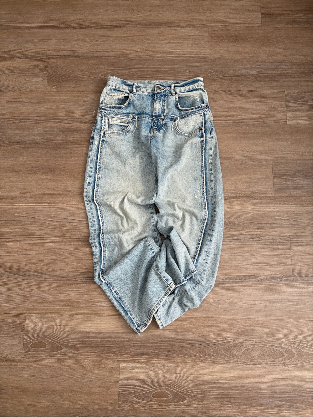 Zara Baggy Double Waisted Jeans Size 30 Men